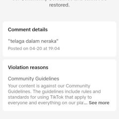 Telaga dalam neraka.